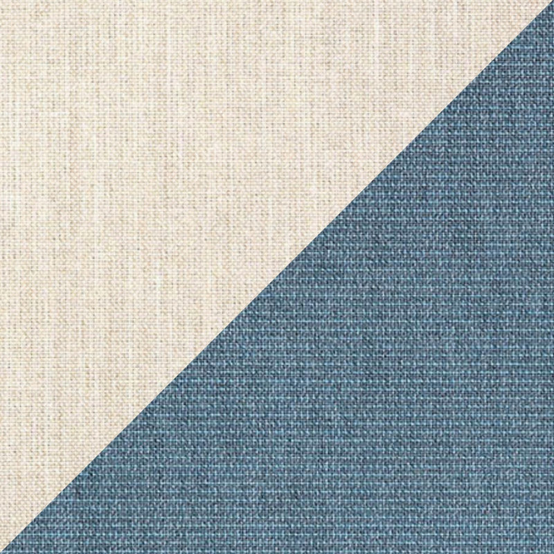 Jaclyn Sunbrella® Outdoor Reversible Throw Pillow, Blue/Pumice, 24" x 24"
