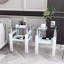 Ensemble de 2 tables basses modernes en verre trempé