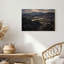 «Winding River Through Rugged Badlands Under Cloudy Sky», art mural-1122780405