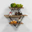 Lorenza 3 Piece Diamond Floating Shelf