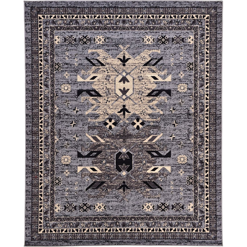 Adonnis Southwestern Indoor Rug, Rectangle 9'10" x 13'