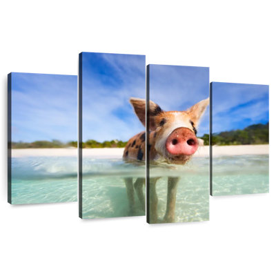 Brampt Cochon à Exuma, Bahamas