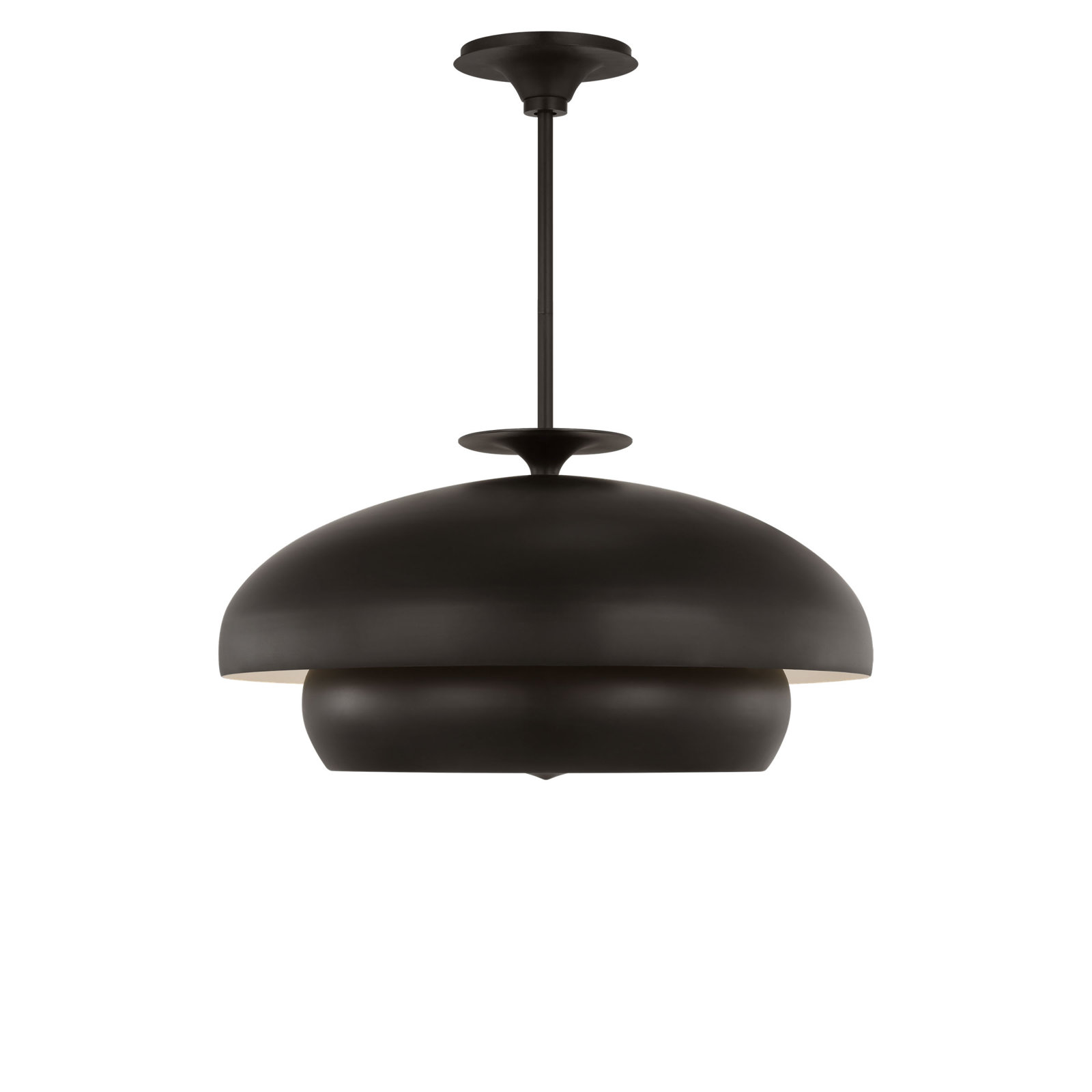 Solene Chandelier, 12.88" H x 24" W x 24" D, Aged Iron, 8