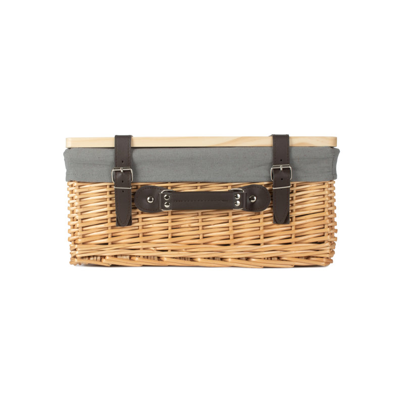Wicker Gift or Storage Hamper with Lining