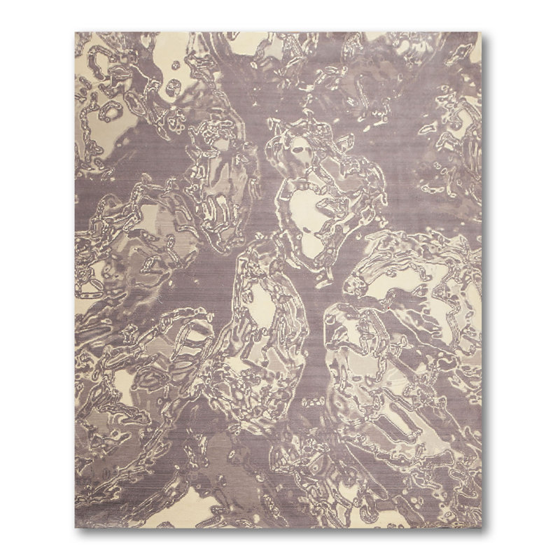 Tapis de la zone grise laine Lemus