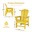 Chaise Adirondack en bois-70445282