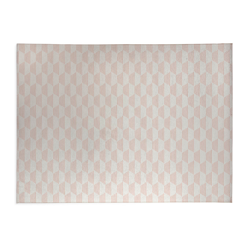 Hexaline Kids Play Mat, Pink, Rectangle 2' x 3'