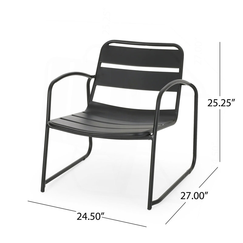 Ensemble de conversation, Noir mat