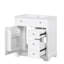 30" Bathroom Vanity with Sink Top, Bathroom Vanity Cabinet with Door and Two Drawers, MDF Boards, Solid Wood-1957157941