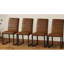 Chaises de salle à manger en faux cuir Kamden-119462439-118804534