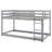 Floor Bunk Bed With Ladder-986515871