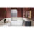 32.In W X 55.In H Shower Door Bathtub, 1/4 Inch Thick Bohemian Pattern Tempered Glass Shower Door With Stainless Steel Handle