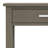 Kitchener 47"W Solid Wood Contemporary Storage Console Table with 2 Drawers and Bottom Storage Shelf-1116914085