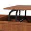 Table basse à plateau relevable avec compartiment caché, tablette ouverte et bureau réglable-134286874