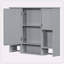 Armoire à pharmacie à miroir murale l 35,00 po H 28,70 po-1558150206