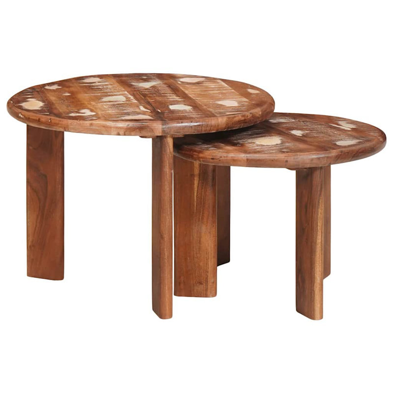 Tavarese Solid Wood Coffee Table, Walnut
