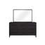 Miroir rectangulaire en bois