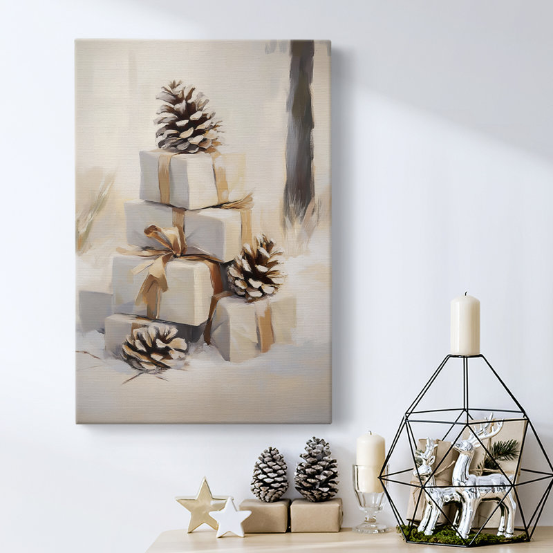 Art des Fêtes de Noël - Toile tendue avec châssis - Série 2-Lxxxix, H 60 po x l 40 po