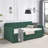 Daybed With  Trundle Upholstered Tufted Sofa Bed,  Waved Shape Arms-2036881804
