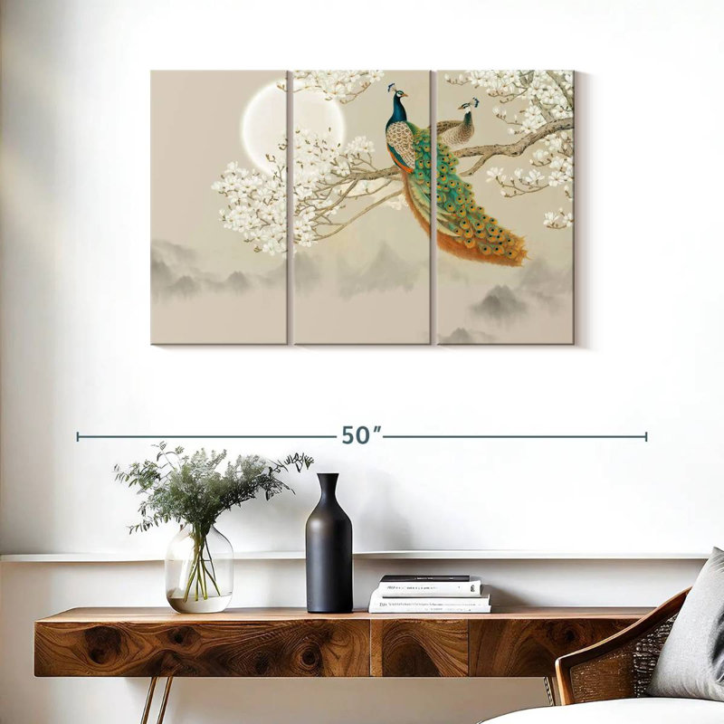 Paon japonais, H 24 po x l 38 po