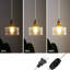 Luminaire suspendu en laiton 1 lumière