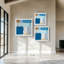 «Beachscape Collage II», art textuel sur toile-25337212-25337214
