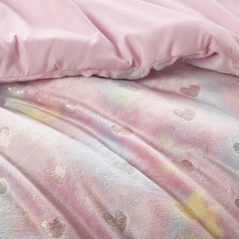 Édredon ultra doux double / grand - imprimé métallique, rembourrage, taille lavable à la machine, lavable, coussin décoratif