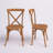 Arquit Stackable Cross-Back Wooden Bistro Chair-125324606-33388891