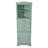 Green Triangle Tall Cabinet With 3 Drawers And Adjustable Shelves For Bathroom