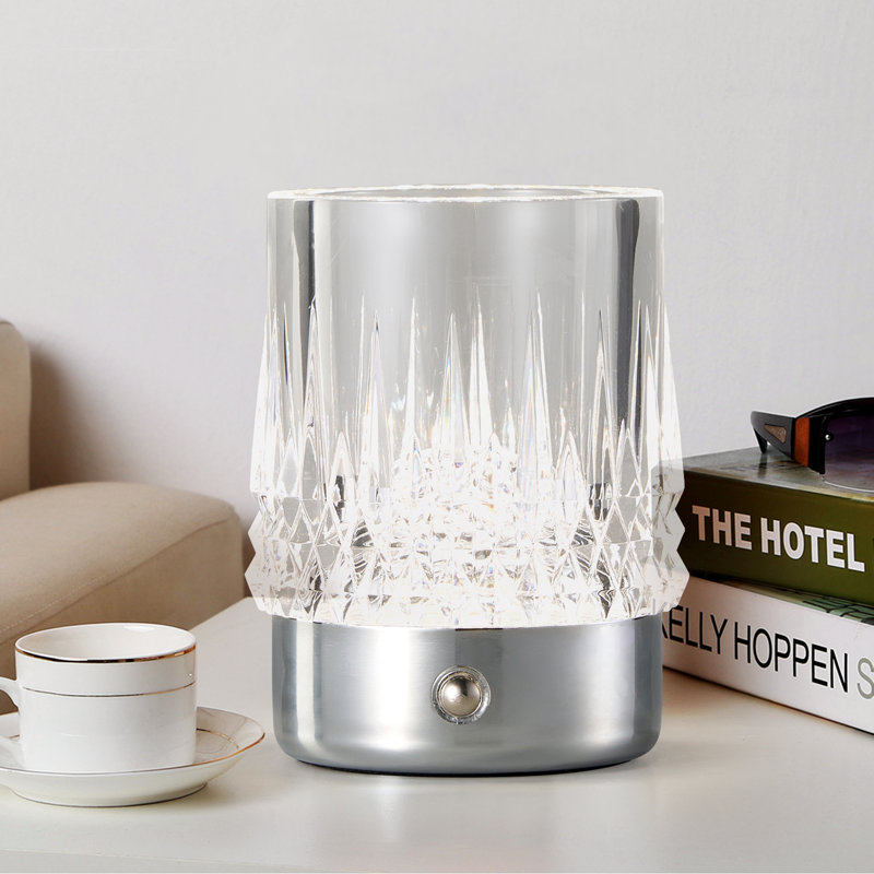 Metal USB Novelty Lamp, Chrome