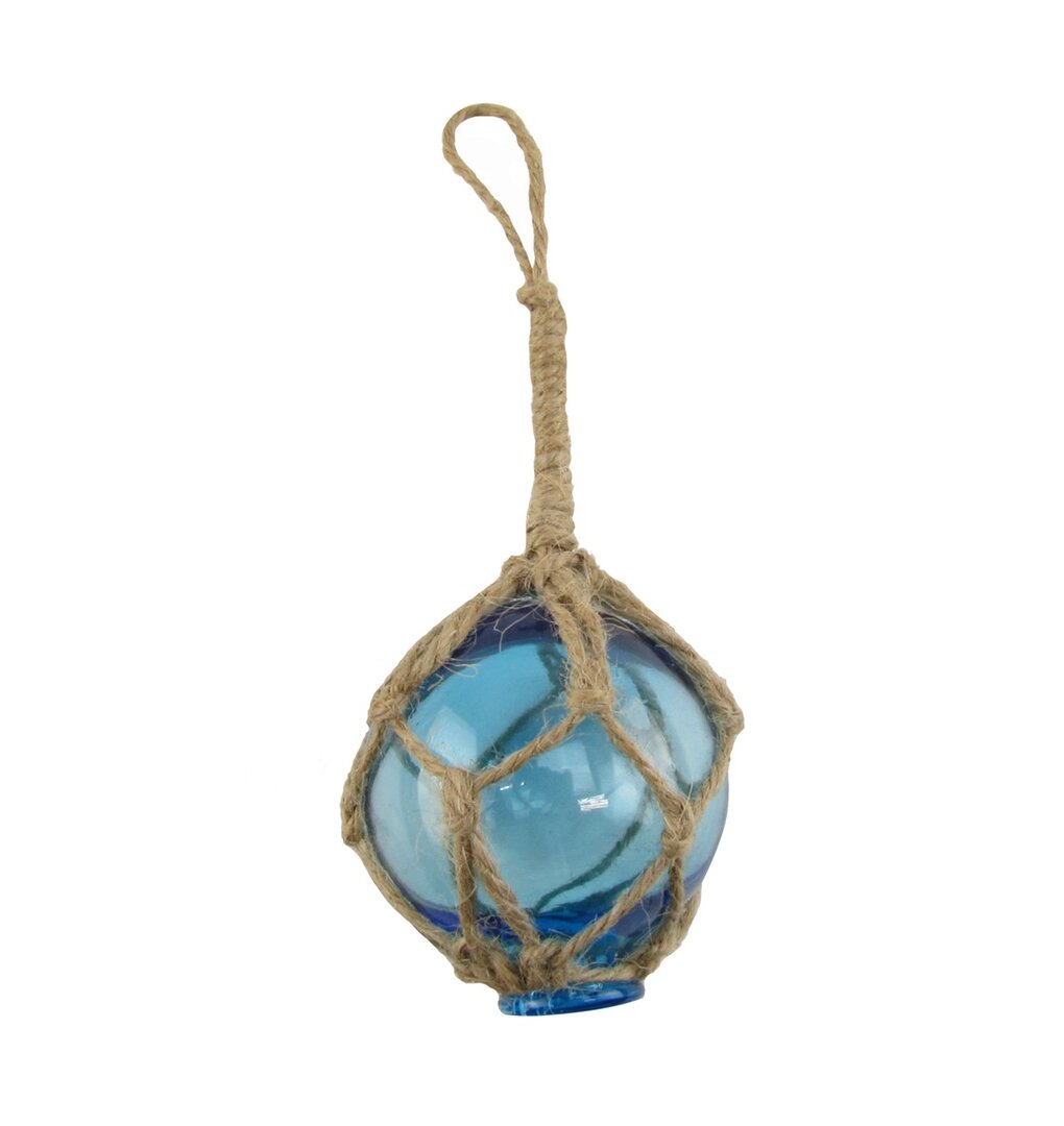 Breakwater Bay Babineaux Rope Fishing Buoy Glass Float Ball & Reviews