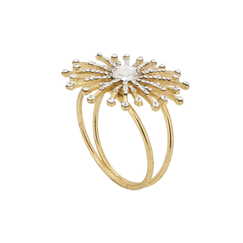 Napkin Ring Collection Iron Napkin Ring, Gold