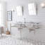 Embassy Stone Oval Console Bathroom Sink with Faucet and Overflow-1599128375
