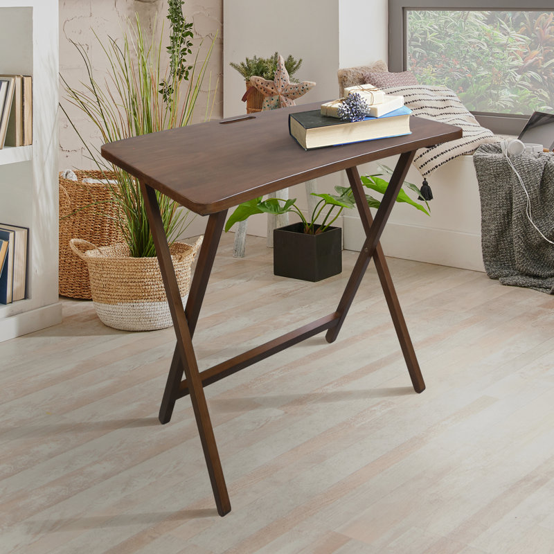 Table pliante portative, Noyer