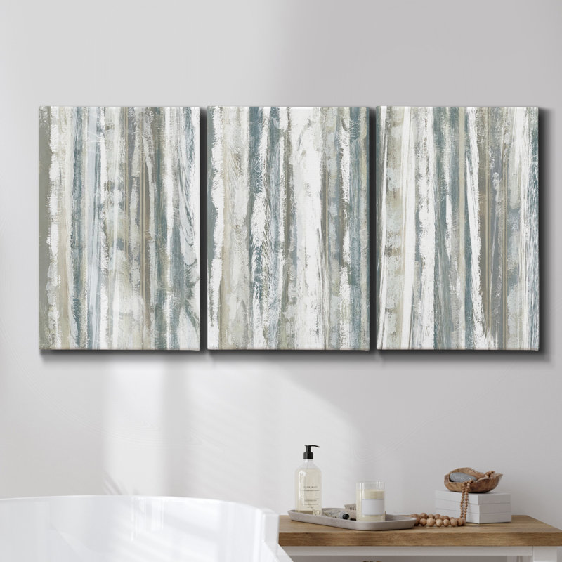 «Catching A Metallic Wave», impression sur toile 3 pièces, H 60 po x l 120 po x P 2 po