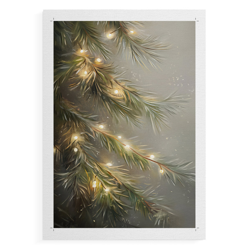 Art des Fêtes de Noël - Série 2-XLI -Impression sur toile seulement - NON-CADRE, H 12 po x l 8 po