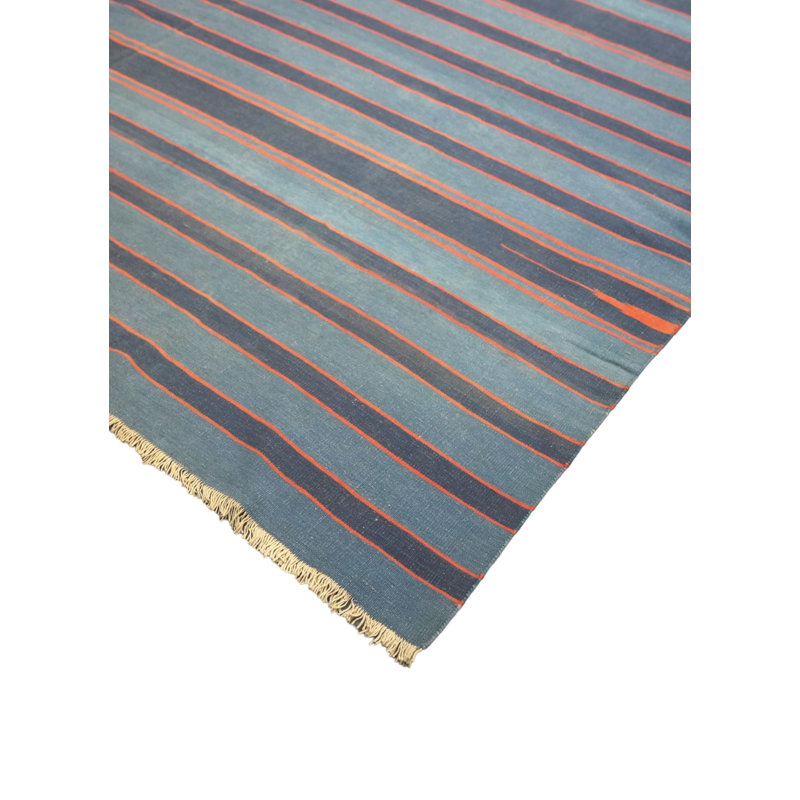 Dhurrie One-of-a-Kind Rectangle 6'9" X 11'3" Area Rug