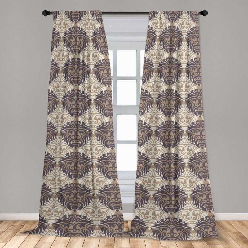 Semi Sheer Curtain Pair