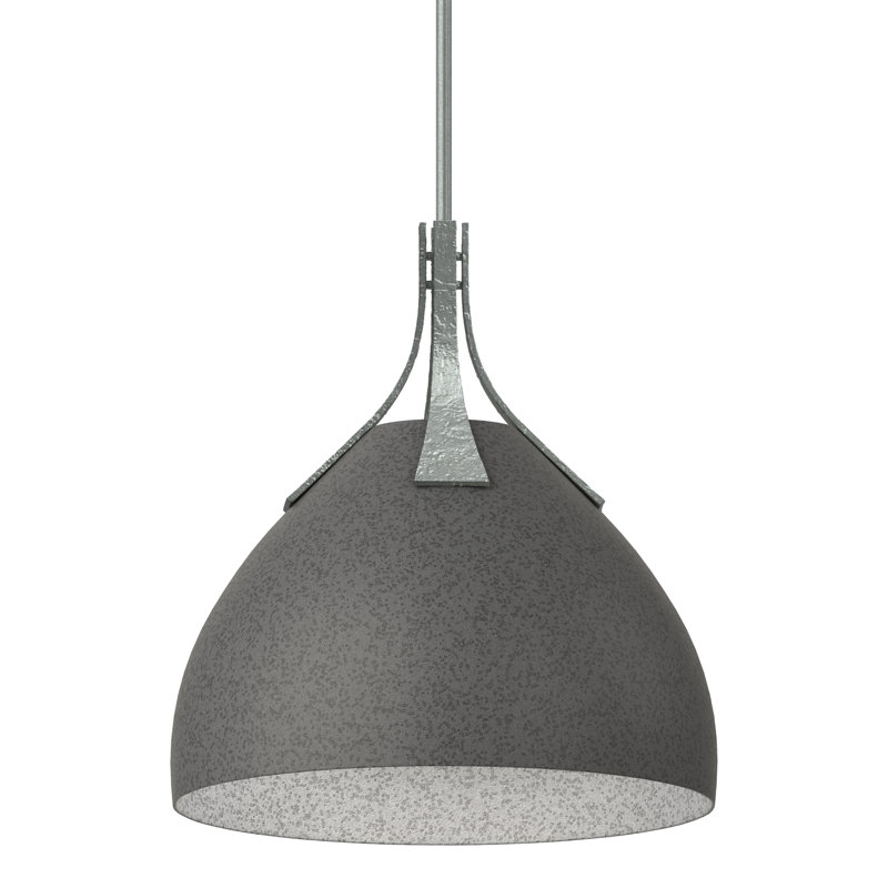Summit 1 - Light Single Dome Pendant, Natural Iron, Vintage Platinum