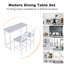 Burgan 2 - Person Dining Set-1093175988-1093175993