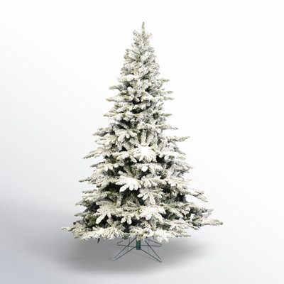 Green/White Fir Artificial Christmas Tree