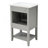 20" Bathroom Vanity With Sink, Bathroom Cabinet With Soft Closing Door, Storage Rack And Open Shelf, Grey-378891480