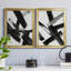 Black Magic I - ensemble de 2 peintures sur toile encadrées-724949173-724949170