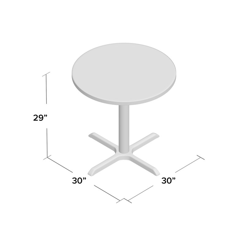 Table de salle à manger Neyland Cain, Cerisier, H 29 po x L 30 po x L 30 po