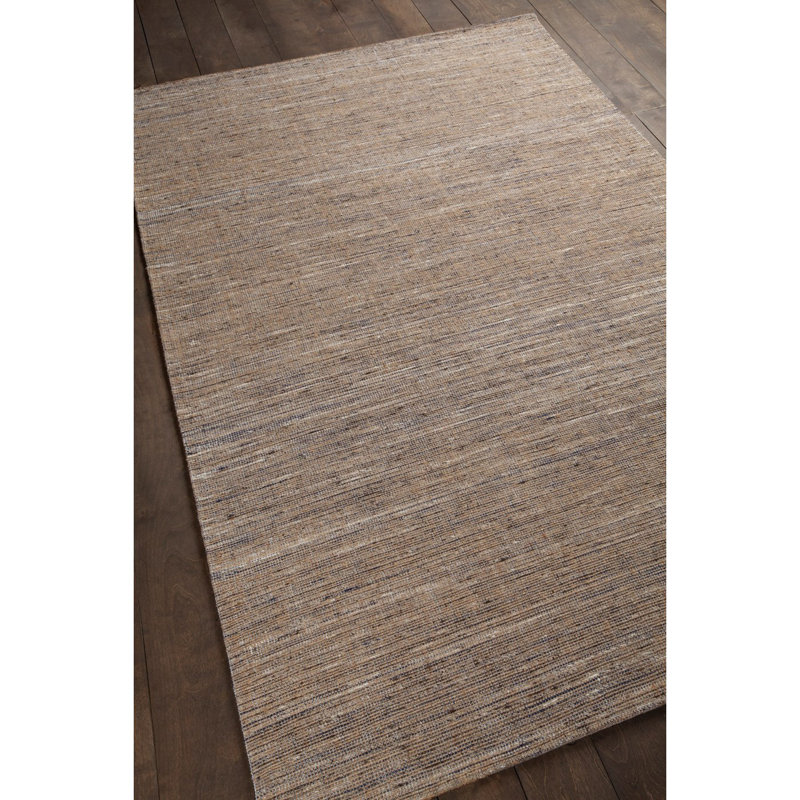 Tapis naturel texturé contemporain Kraft, 7 pi 9 po x 10 pi 6 po