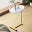 Table de chevet compacte - ajoute du style à la chambre à coucher 11,86 po de largeur blanc pour les petits espaces Maximise l'utilisation poids de 4,58 lb