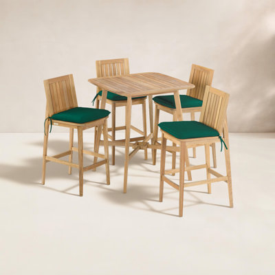 Square 4 - Person Outdoor Dining Set with Cushions