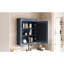 Armoire à miroir 24 po x 27 po pour salle de bain, fixation murale, tablettes réglables, peu encombrante, armoire de salle de bain moderne, tablette, accessoire-118002576