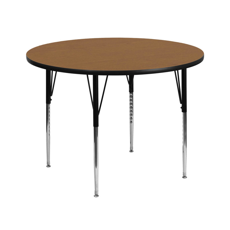 Table d'activité 42 po Goddard, Chêne, L 42 po x P 42 po x H 16,125 po - 25,125 po