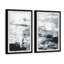 «Black and White Smudges II» Parvez Taj - Cadre photo 2 pièces, impression multi-pièces sur papier-223561654